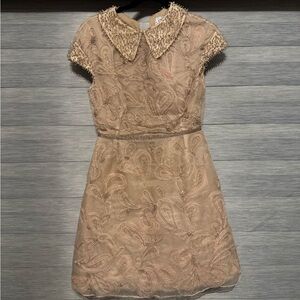 Marchesa Silk Mini Dress